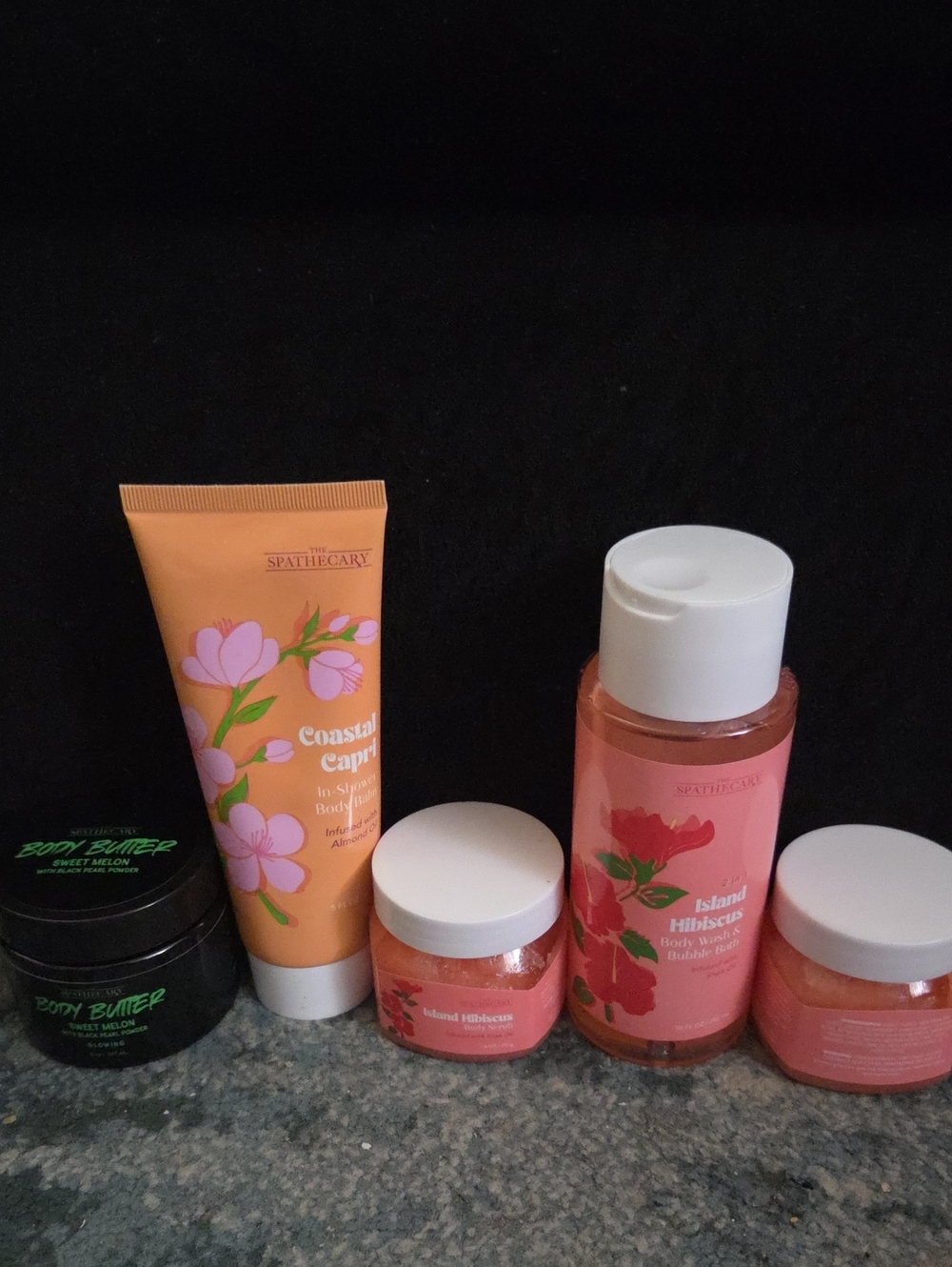 The Spathecary Island Hibiscus Body Wash & Coastal Capri Body Lotion Set